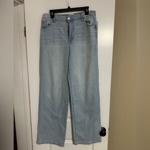 No Boundaries Light Blue Flare & Wide Leg Jeans